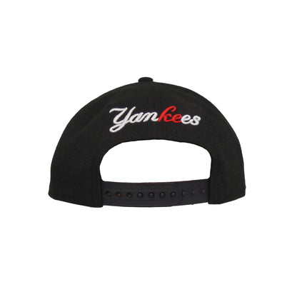 New York Yankees JF Custom 9FORTY New Era Cap Japan Black black Undervisor View
