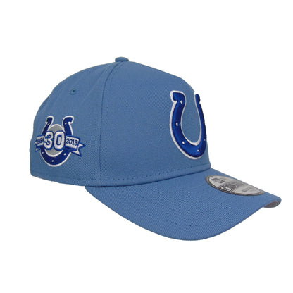 Indianapolis Colts Custom New Era 9FORTY AF Snapback Cap faded blue blue Side View