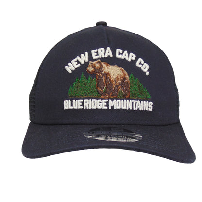 New Era 9FORTY M-Crown Graphic Bear Trucker Cap Navy