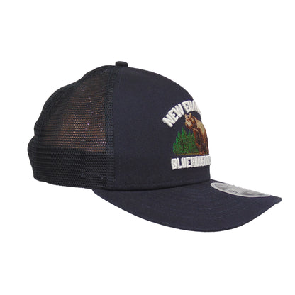 New Era 9FORTY M-Crown Graphic Bear Trucker Cap Navy