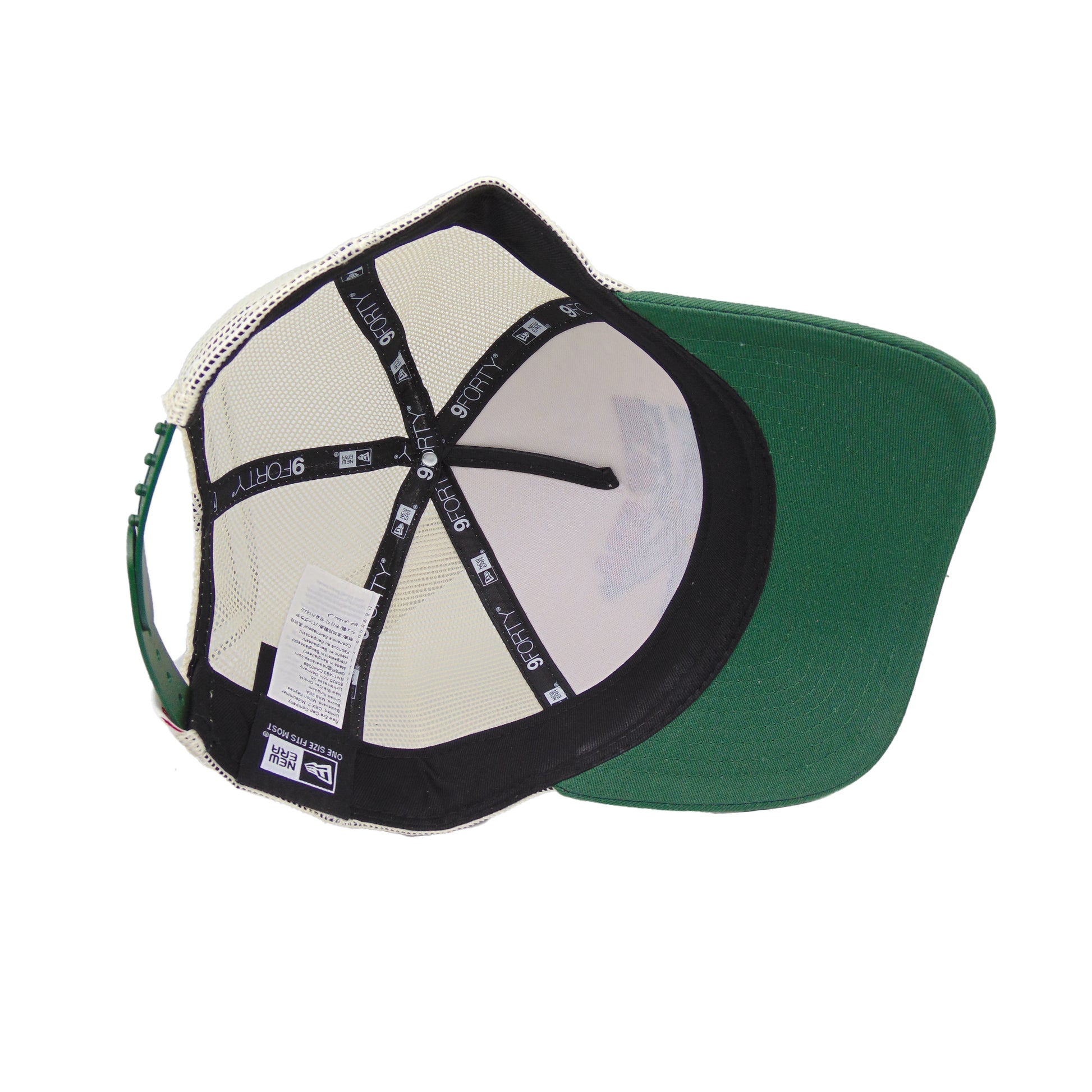 New Era 9FORTY M-Crown Graphic Eagle Trucker Cap Stone Green
