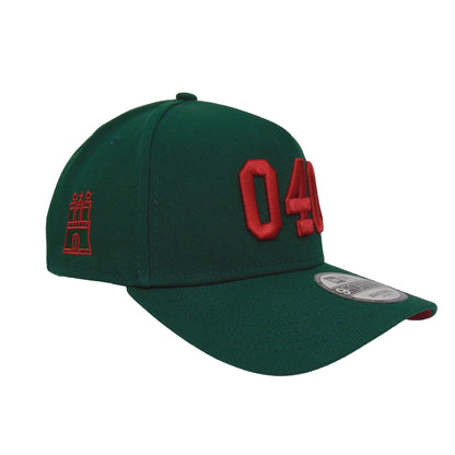 Justfitteds 040 New Era 9FORTY AF Cap Dark Green dark green Side View