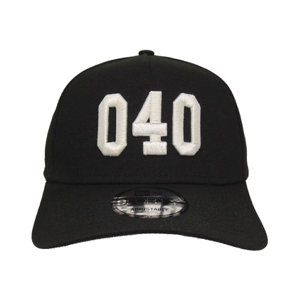 Justfitteds 040 New Era 9FORTY AF Cap black black Front View