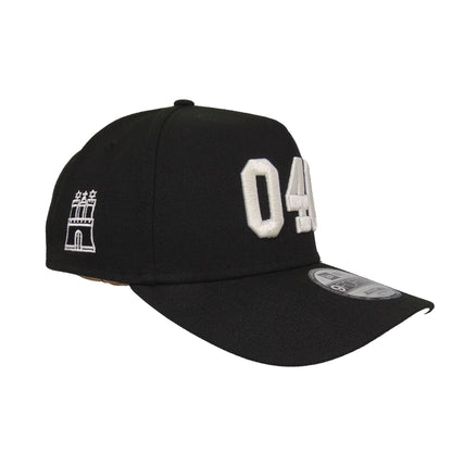 Justfitteds 040 New Era 9FORTY AF Cap black black Side View