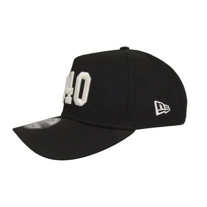 Justfitteds 040 New Era 9FORTY AF Cap black black Back View