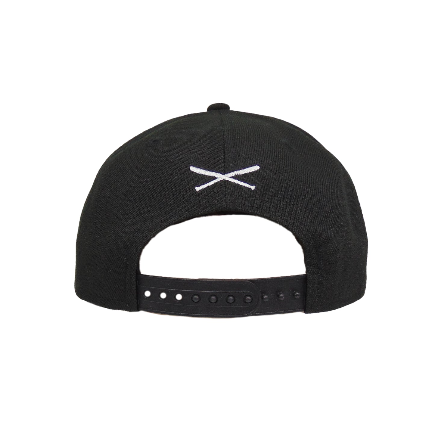 JustFitteds Crossed Bats Logo New Era 9FORTY AF Cap Black