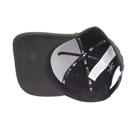 JustFitteds Crossed Bats Logo New Era 9FORTY AF Cap Black