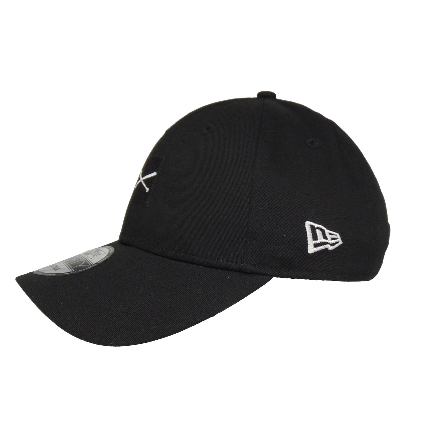 JustFitteds Crossed Bats Patch Logo New Era 9FORTY Cap BLK