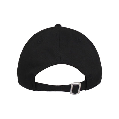 JustFitteds Crossed Bats Patch Logo New Era 9FORTY Cap BLK black Back View