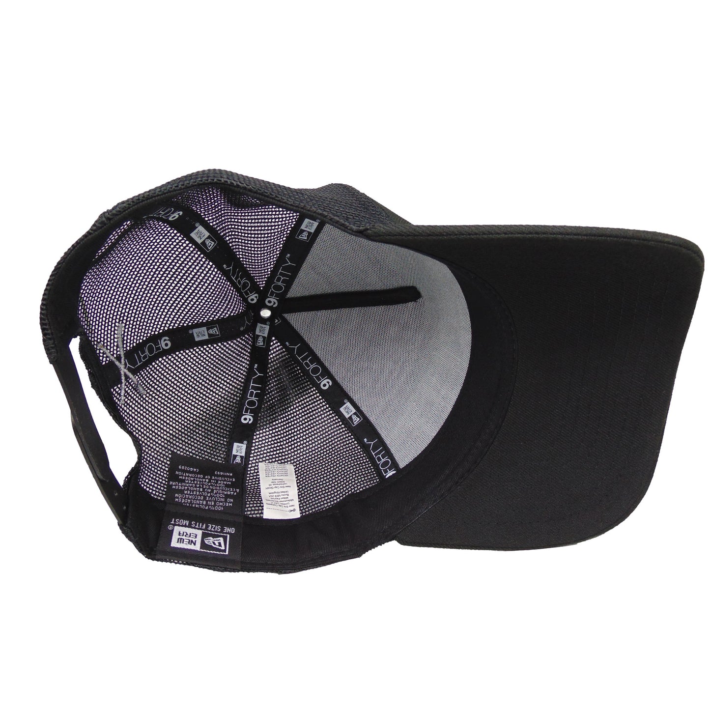 Justfitteds St. Pauli Cali  New Era 9FORTY AF Trucker Cap Black Silver