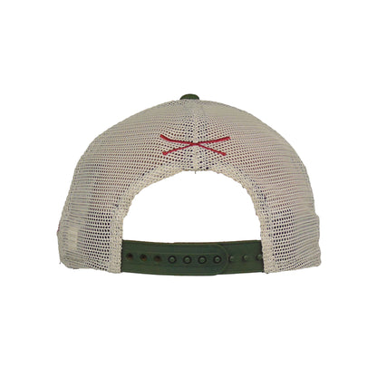 Justfitteds St. Pauli Cali  New Era 9FORTY AF Trucker Cap Stone Green stone
olive Back View