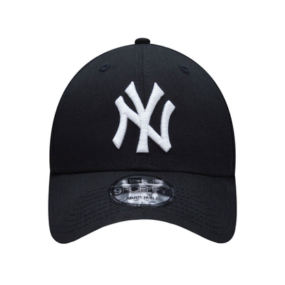 New York Yankees 9FORTY New Era Cap blk wht black Front View