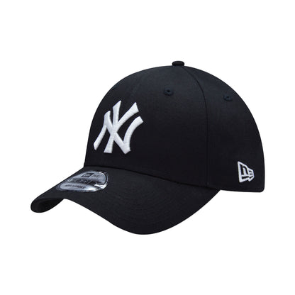 New York Yankees 9FORTY New Era Cap blk wht black Side View
