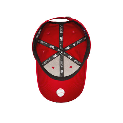 YOUTH New York Yankees New Era 9FORTY Adjustable Cap Red