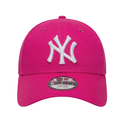 YOUTH New York Yankees New Era 9FORTY Adjustable Cap Pink