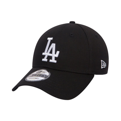Los Angeles Dodgers 9FORTY New Era Cap black wht black Front View