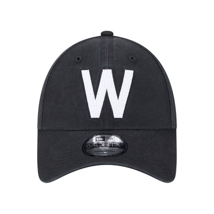 Washington Nationals 9FORTY New Era Cap VTG Cooperstown BLK black Front View