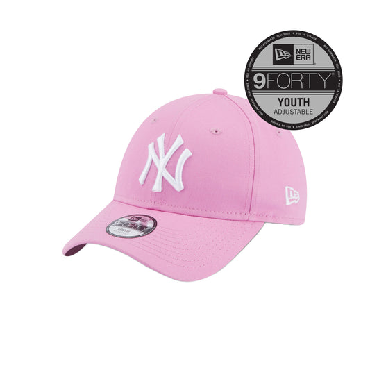 New York Yankees New Era 9FORTY YOUTH Strap back Cap pink