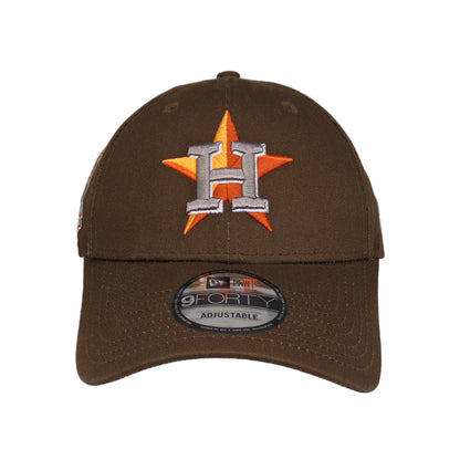 Houston Astros 9FORTY New Era Cap brown Patch brown Front View