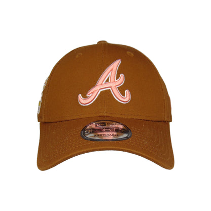 Atlanta Braves 9FORTY New Era Cap Peanut Patch peanut Front View