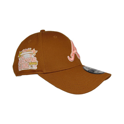 Atlanta Braves 9FORTY New Era Cap Peanut Patch peanut Side View