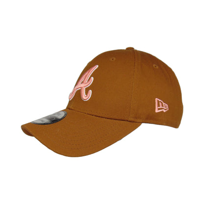 Atlanta Braves 9FORTY New Era Cap Peanut Patch peanut Back View