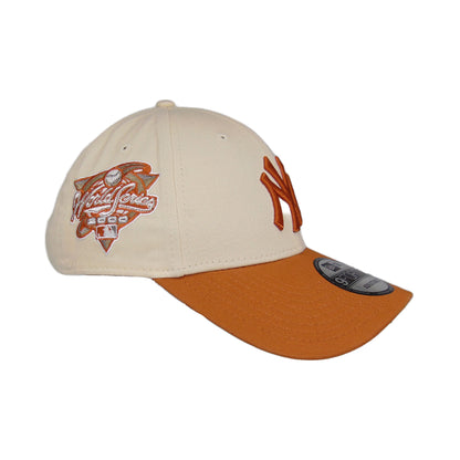 New York Yankees 9FORTY New Era Cap two tone patch beige Side View