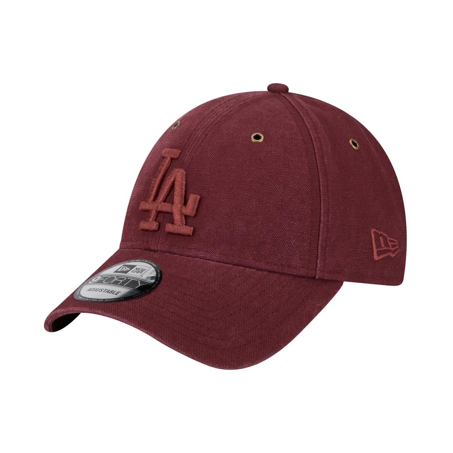 Los Angeles Dodgers 9FORTY New Era Cap washed Canvas Maroon