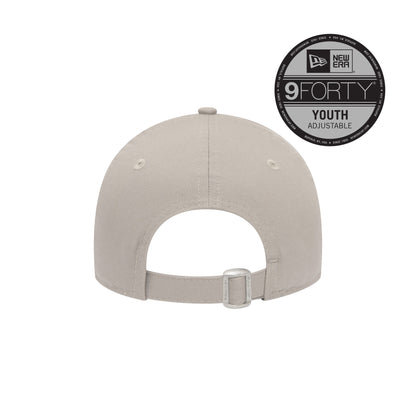 KIDS New York Yankees New Era 9FORTY Strap back Cap Stone stone Back View