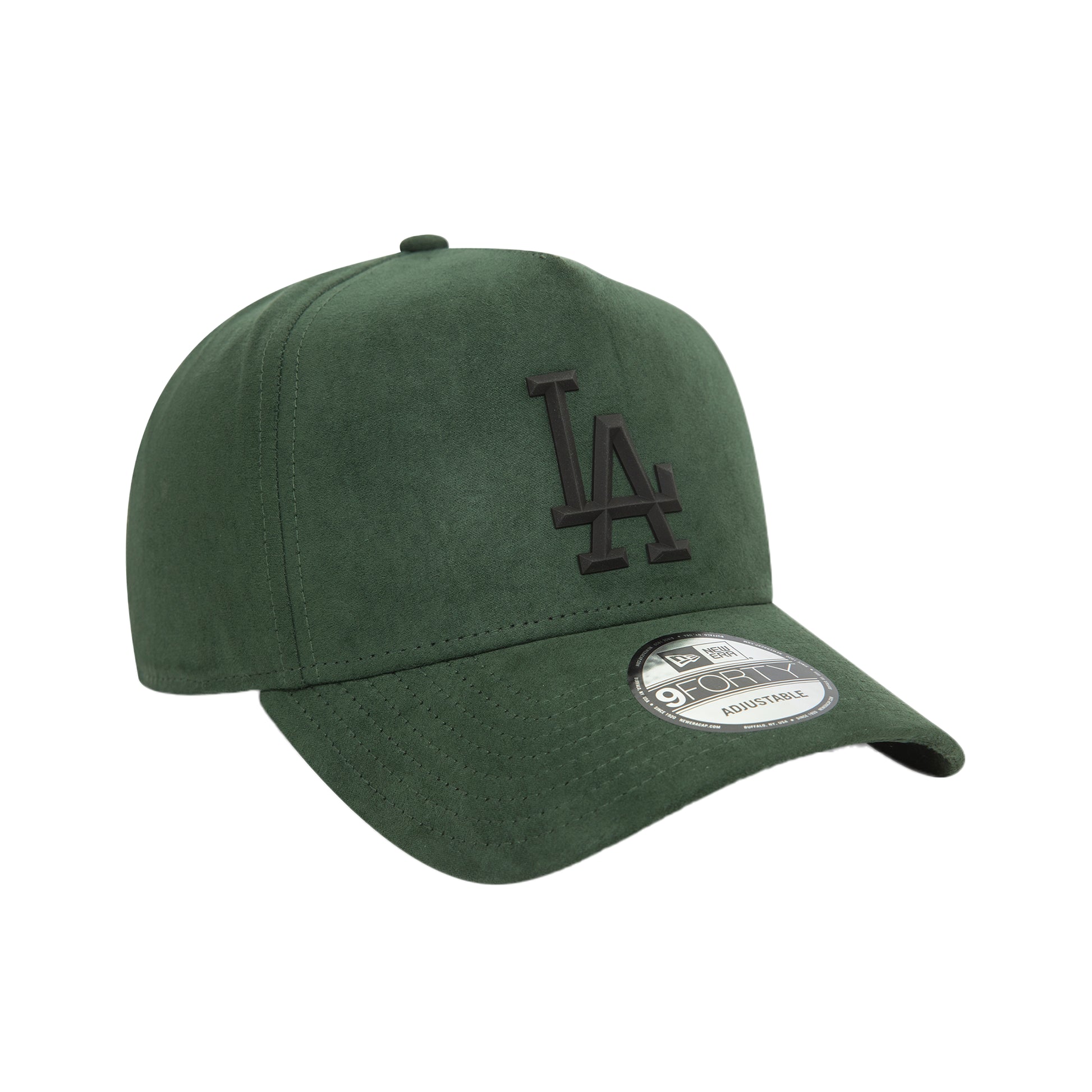 Los Angeles Dodgers 9FORTY New Era Cap Dark Green Suede