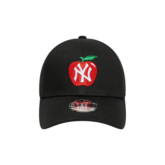 YOUTH New York Yankees New Era 9FORTY Strap back Cap Apple Black