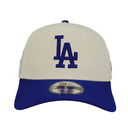 Los Angeles Dodgers 9FORTY AF New Era Cap crome royal chrome
blue Front View