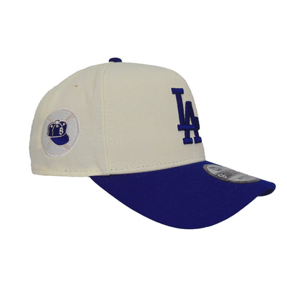 Los Angeles Dodgers 9FORTY AF New Era Cap crome royal chrome
blue Side View