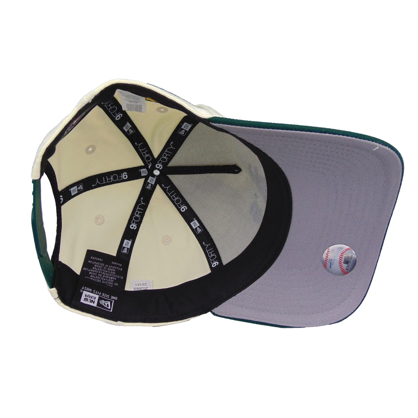 Oakland Athletics Custom 9FORTY AF New Era Cap chrome green