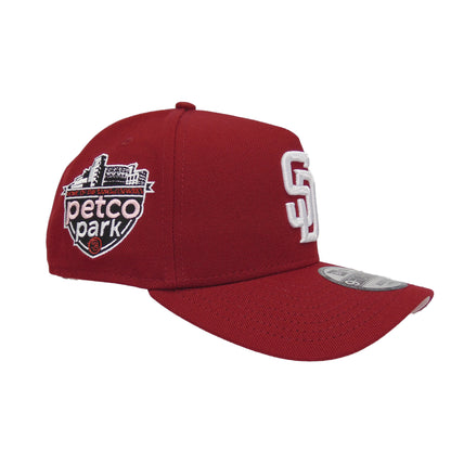 San Diego Padres Custom 9FORTY AF New Era Cap Cardinal Red