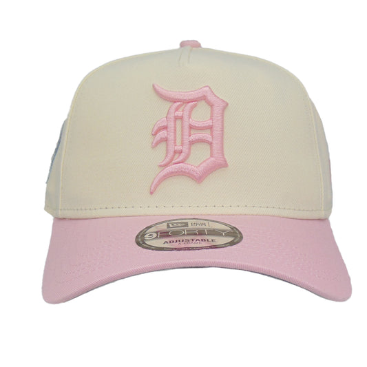 Detroit Tigers Custom 9FORTY AF New Era Cap Chrome Pink