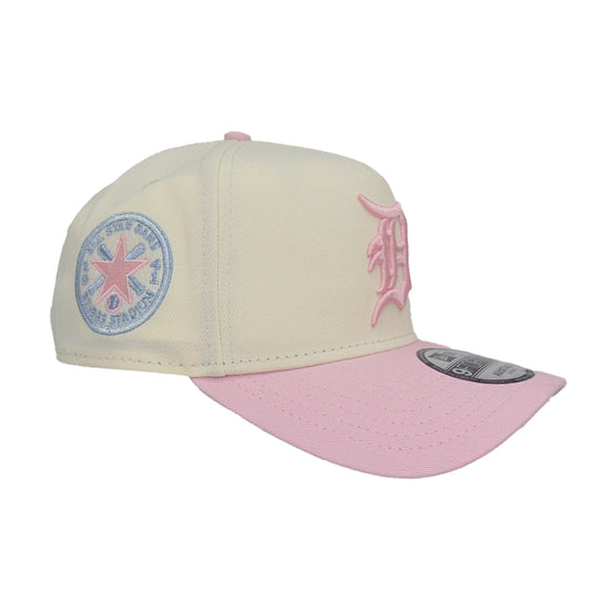 Detroit Tigers Custom 9FORTY AF New Era Cap Chrome Pink
