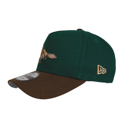 Baltimore Orioles Custom New Era 9FORTY AF Cap Green Brown 30th Anni. dark green
brown Back View