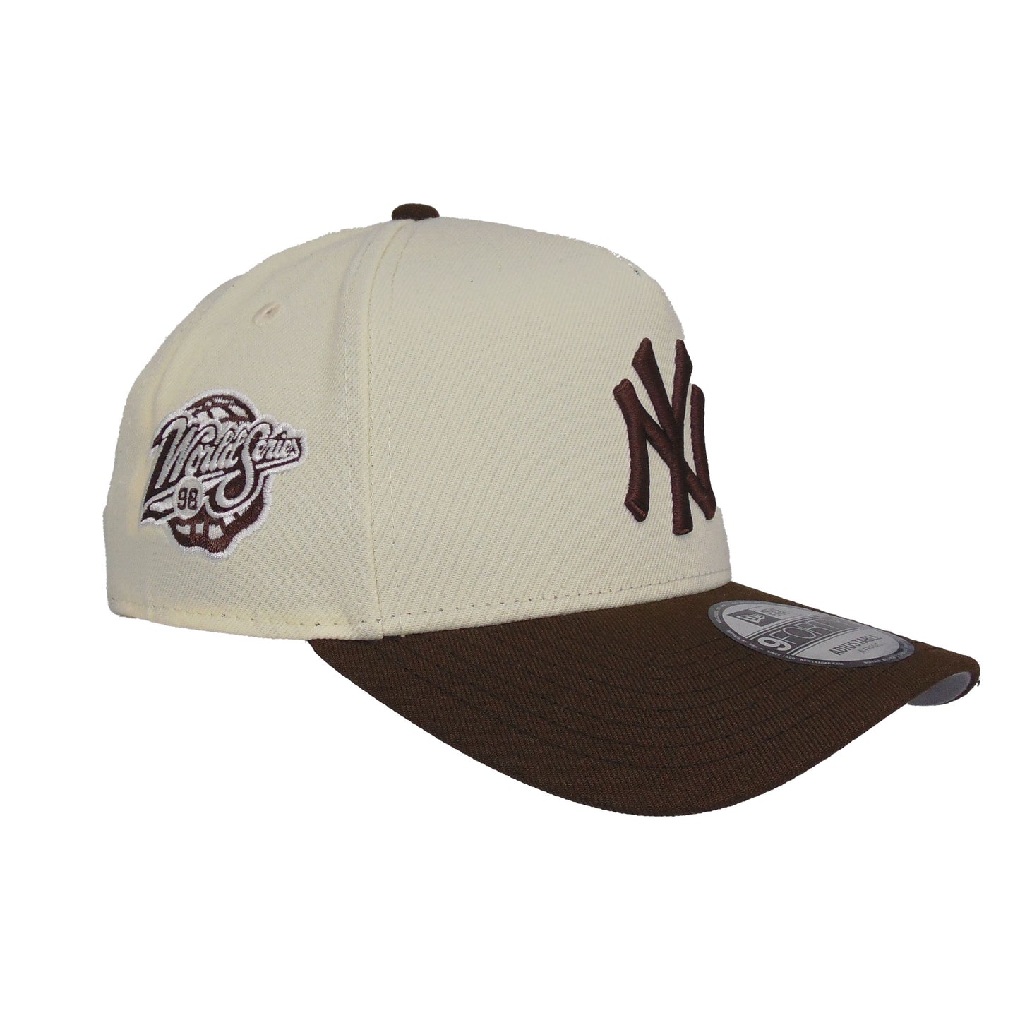 New York Yankees Custom 9FORTY AF New Era Cap chrome brown WS98