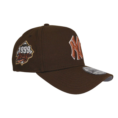 New York Yankees Custom 9FORTY AF New Era Cap brown WS99 brown Side View