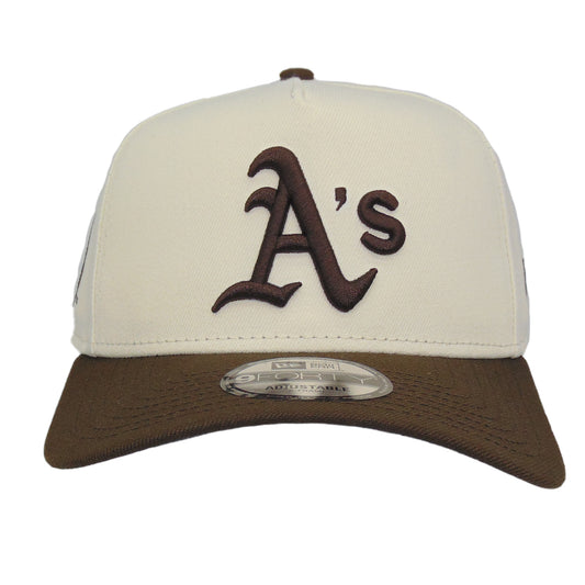 Oakland Athletics Custom 9FORTY AF New Era Cap Chrome Brown