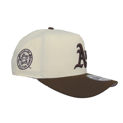 Oakland Athletics Custom 9FORTY AF New Era Cap Chrome Brown