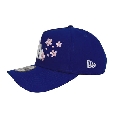 Los Angeles Dodgers 9FORTY AF New Era Cap Tokyo Series Royal Floral blue Back View