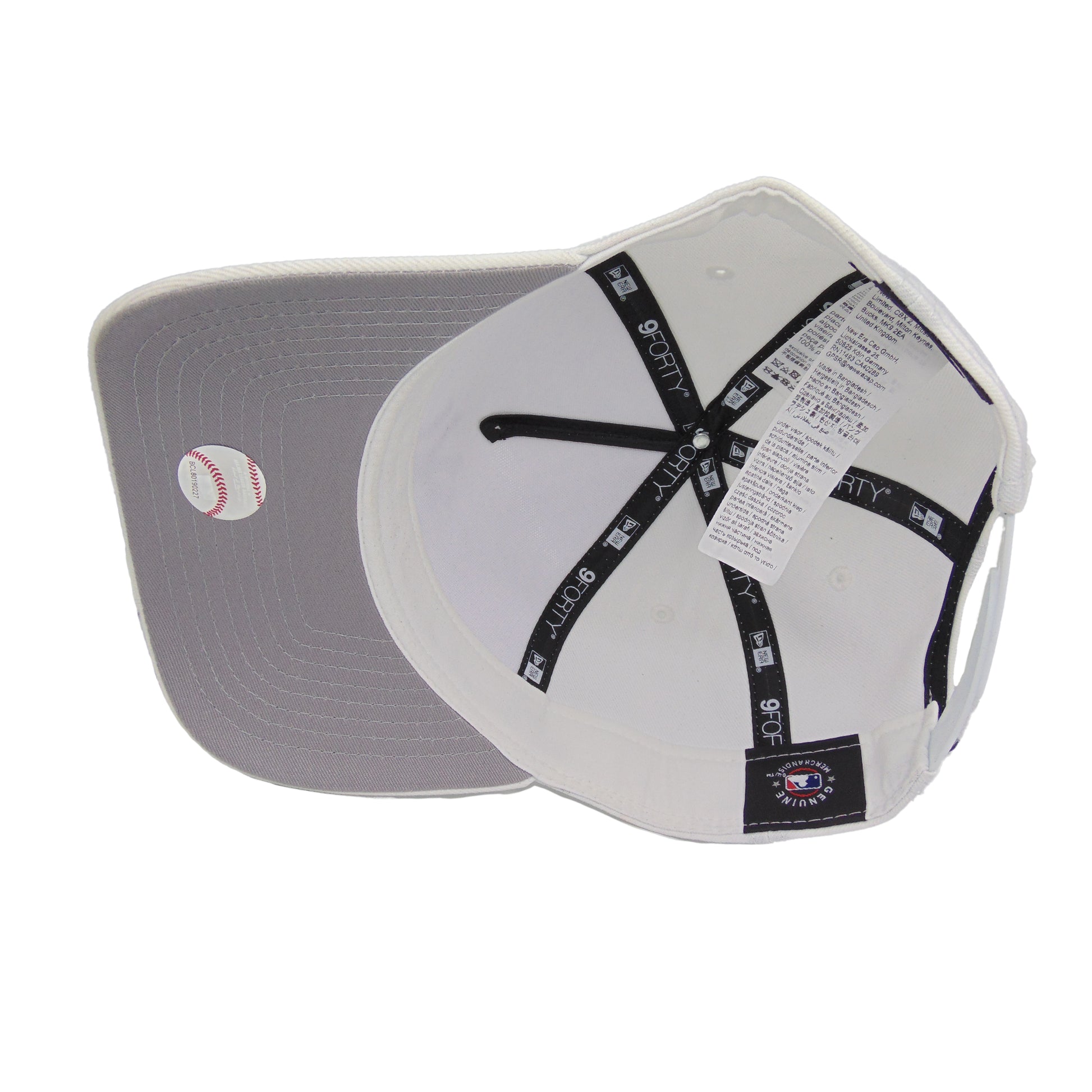 New York Yankees Custom 9FORTY AF New Era Cap White