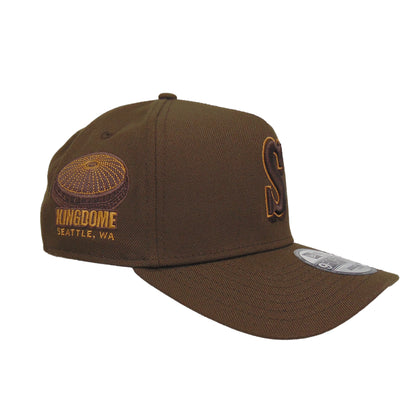 Seattle Mariners Custom 9FORTY AF New Era Cap Walnut