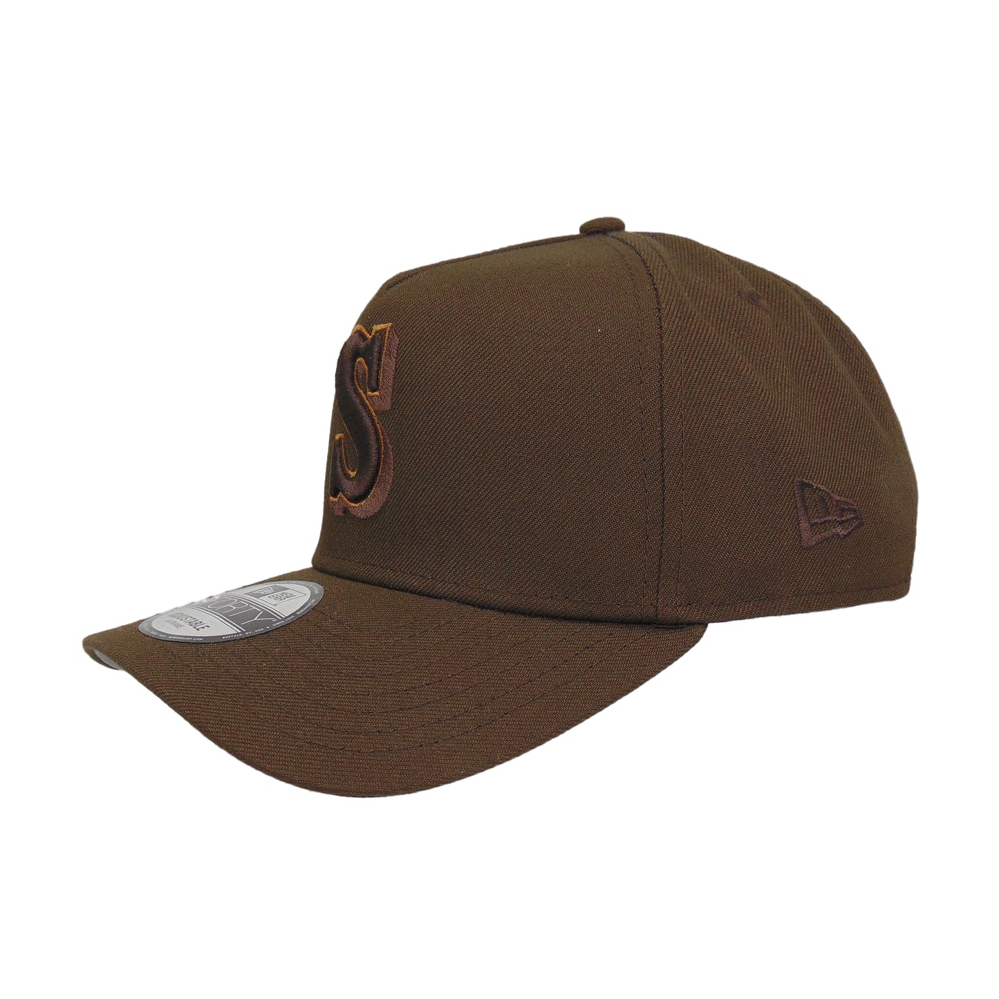 Seattle Mariners Custom 9FORTY AF New Era Cap Walnut