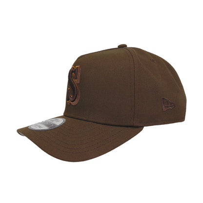 Seattle Mariners Custom 9FORTY AF New Era Cap Walnut