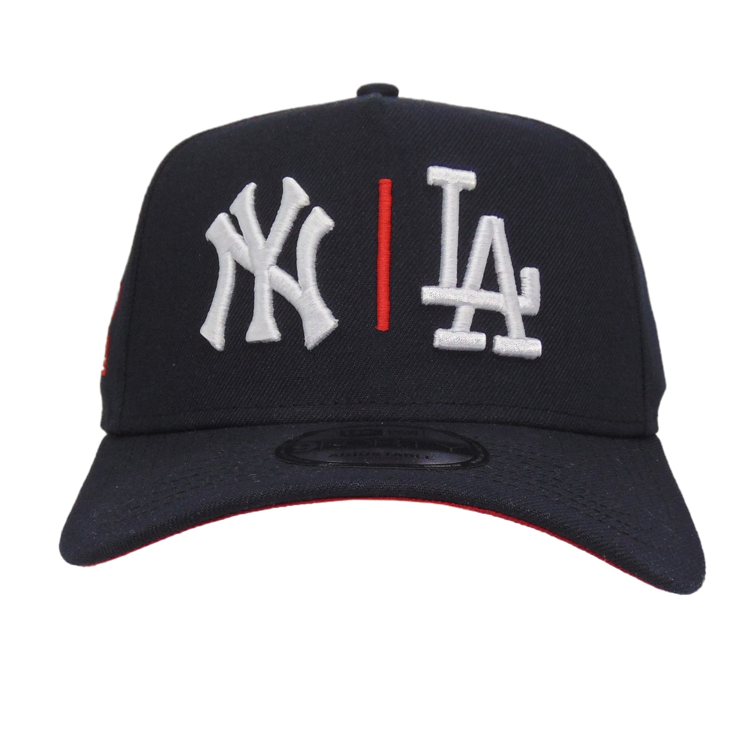 NY Yankees | LA Dodgers Custom 9FORTY AF New Era Cap Navy
