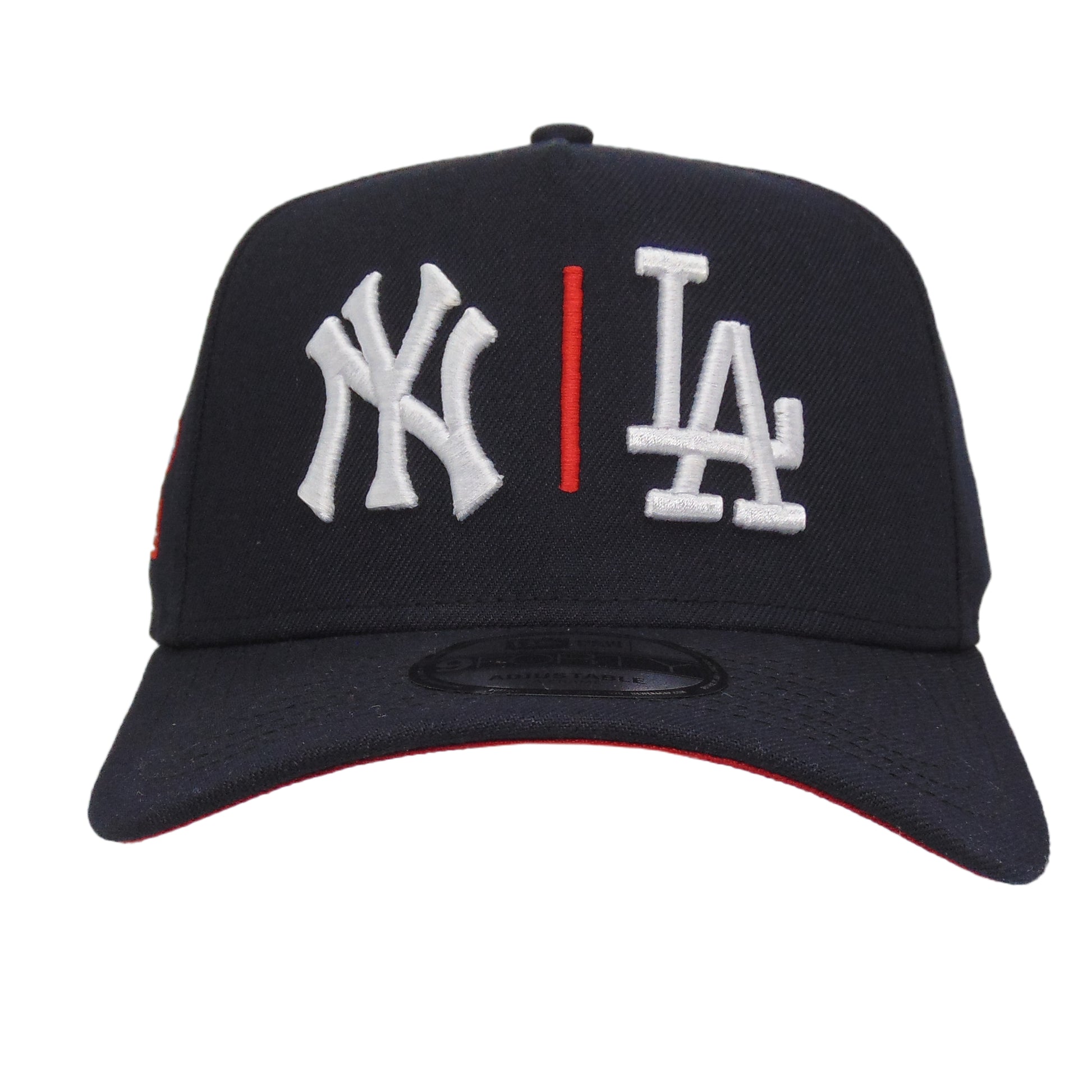NY Yankees | LA Dodgers Custom 9FORTY AF New Era Cap Navy