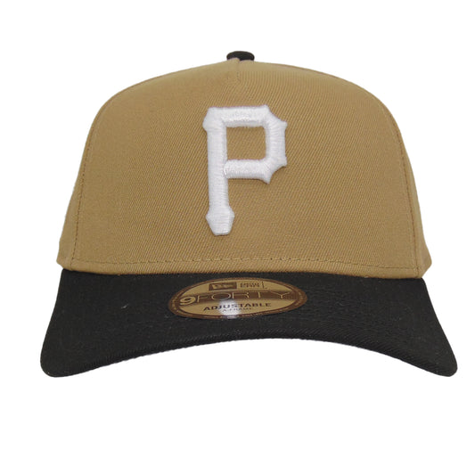 Pittsburgh Pirates Custom 9FORTY AF New Era Khaki Black